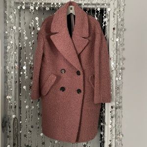 Dusty pink Top Shop coat
